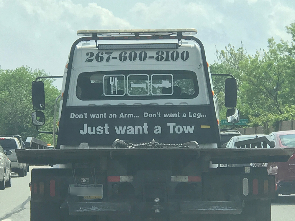 Tow truck company near Philly teaches us about dad jokes | The Dad Shift